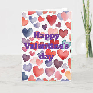 Feliz día de San Valentín Tarjeta de felicitación