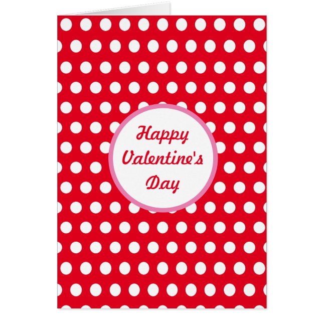 Feliz Día de San Valentín tarjeta de felicitación  (Frente)