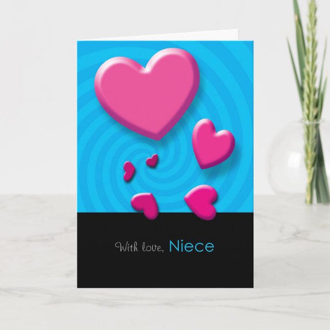 Feliz Día de San Valentín, tarjeta de felicitación (Anverso)