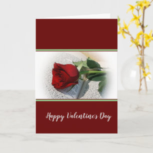 Feliz Día de San Valentín tarjeta de felicitación