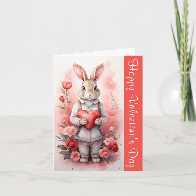 Feliz Día de San Valentín, tarjeta de felicitación (Anverso)