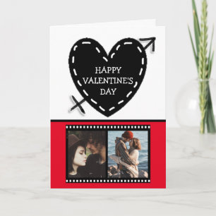 Feliz día de San Valentín Tarjeta de Foto Tira de