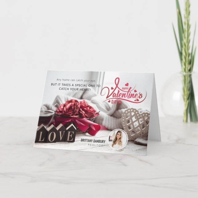 Feliz Día de San Valentín Tarjeta de Greeting de A (Anverso)