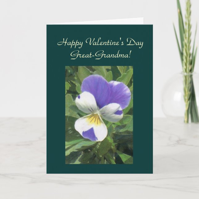 Feliz Día de San Valentín, tarjeta de plantilla de (Anverso)