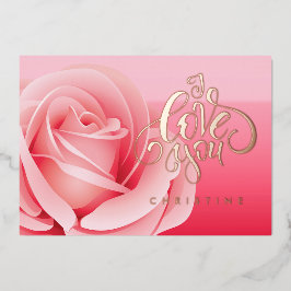 Feliz Día de San Valentín, tarjeta de Relieve meta