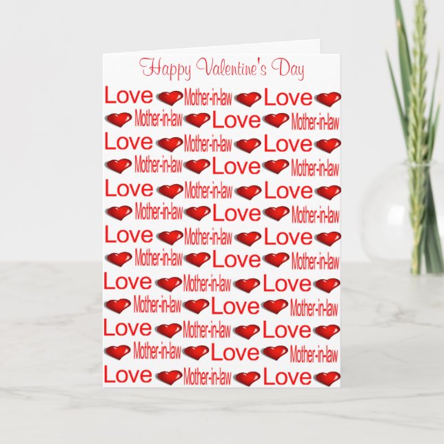 Feliz Día de San Valentín, tarjeta de saludo de su (Anverso)