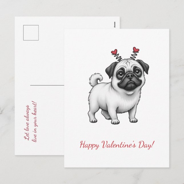 ¡Feliz Día de San Valentín! Tarjeta de San Valentí (Anverso / Reverso)