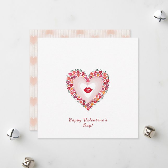 ¡Feliz Día de San Valentín! Tarjeta de San Valentí (Anverso/Reverso In Situ)