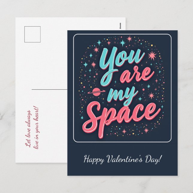 ¡Feliz día de San Valentín! Tarjeta del día de San (Anverso / Reverso)