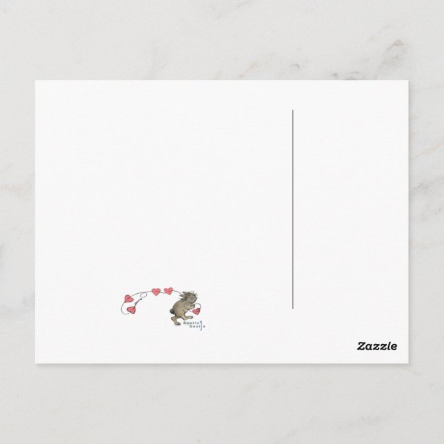 Feliz día de San Valentín Tarjeta postal (Reverso)