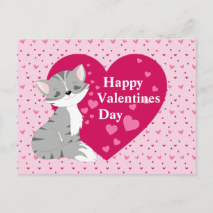 Feliz día de San Valentín Tarjeta postal