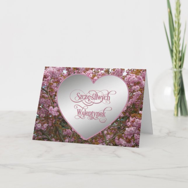 Feliz Día de San Valentín - Tarjeta Walentynek Szc (Anverso)