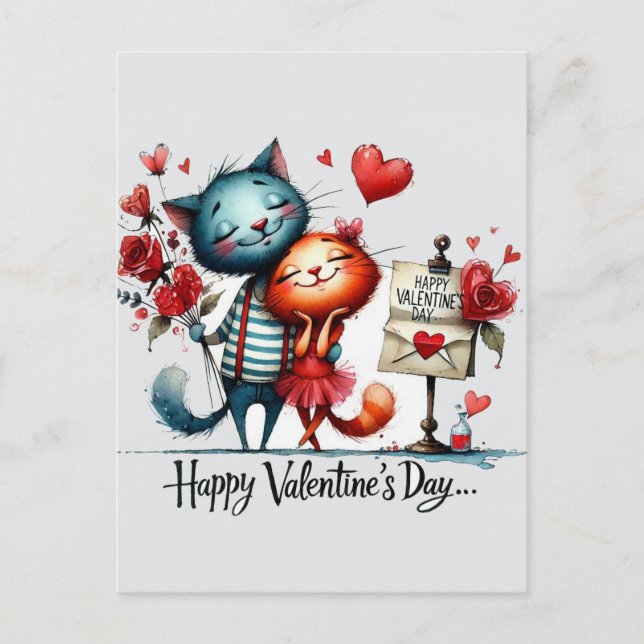 Feliz día de San Valentín Tarjetas de amor (Anverso)