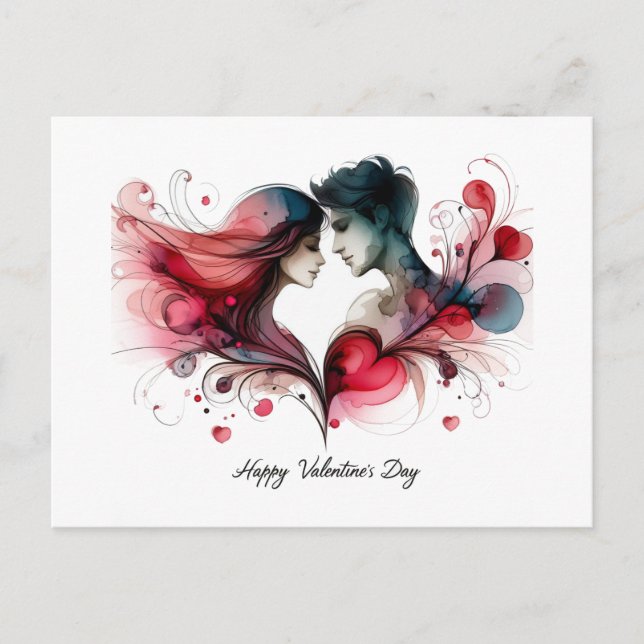Feliz día de San Valentín tarjetas de amor (Anverso)