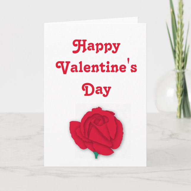 Feliz día de San Valentín Tarjetas de felicitación (Anverso)