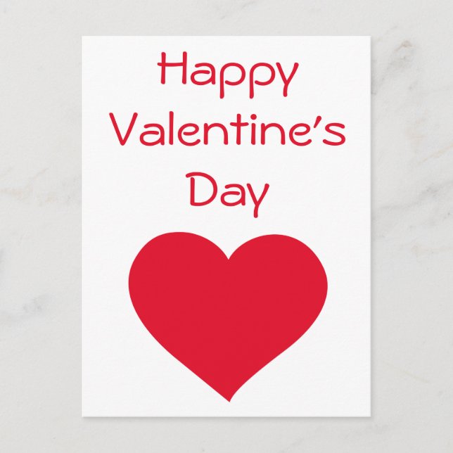 Feliz Día de San Valentín tarjetas de San Valentín (Anverso)