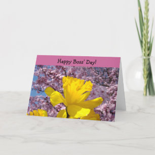 ¡Feliz Día del Jefe! Jefe de tarjetas Gracias Daff