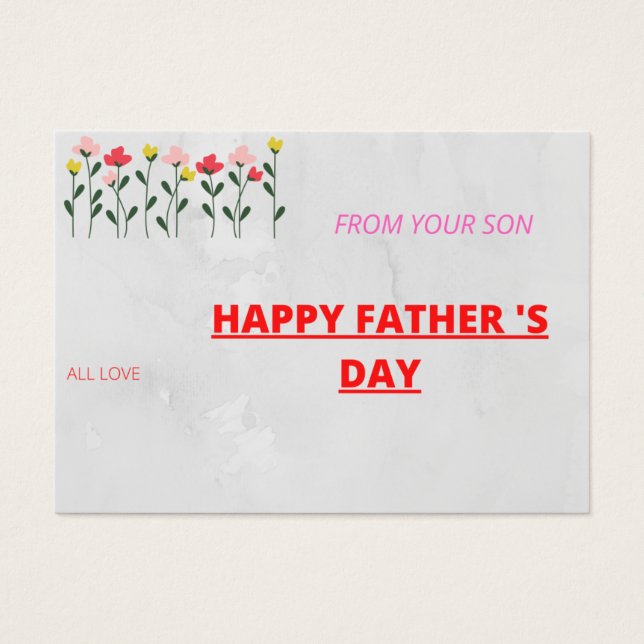 Feliz día del padre (Frente)