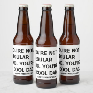 Feliz Día del Padre 2020 Pegatinas de cerveza por