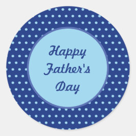 Feliz Día del Padre a los Pegatinas de la ronda de