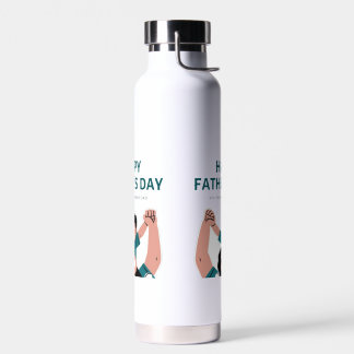 Feliz Día del Padre - Botella de agua del superhér