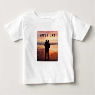Feliz Día del Padre - Camiseta bebé de Super Papá