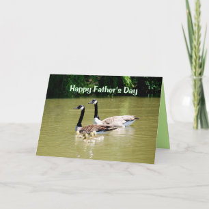 Feliz Día del Padre con la tarjeta de la familia g