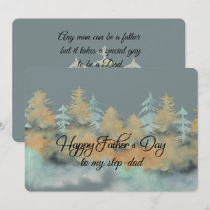 Feliz Día del Padre con la tarjeta de papá