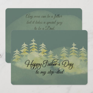 Feliz Día del Padre con la tarjeta de papá