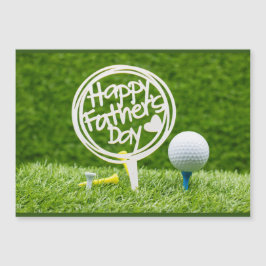Feliz Día del Padre de golf con pelota de golf en 