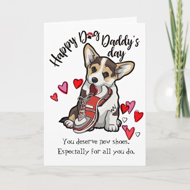Feliz Día del Padre desde tu tarjeta de perro de C (Anverso)