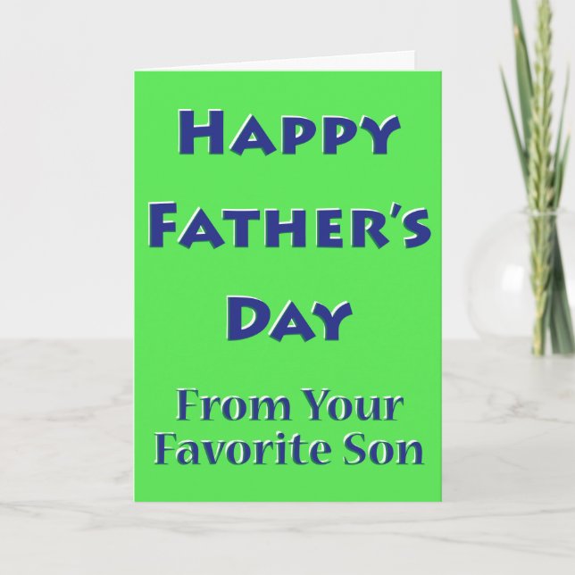 Feliz Día del Padre desde tu tarjeta favorita de h (Anverso)