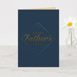 Feliz Día del Padre Elegante Tarjeta de Felicitaci