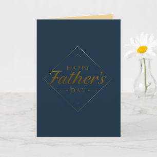 Feliz Día del Padre Elegante Tarjeta de Felicitaci