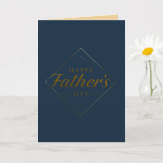 Feliz Día del Padre Elegante Tarjeta de Felicitaci