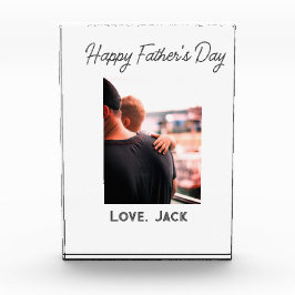 Feliz día del padre foto padre simple amor moderno