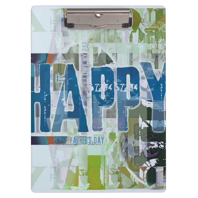 Feliz Día del Padre Me encanta el Portapapeles de  (Anverso)