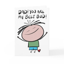 Feliz Día del Padre - Mejor Tarjeta Bud