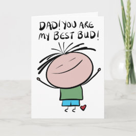 Feliz Día del Padre - Mejor Tarjeta Bud