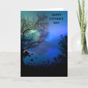 Feliz Día del Padre MT Tarjeta del lago