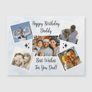 Feliz Día del Padre Personalizado 5 Tarjeta de Col