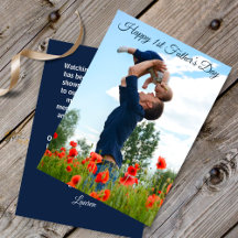 Feliz Día del Padre, Personalizado foto de esposa