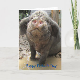 Feliz Día del Padre Personalizado, Tarjeta Meishan