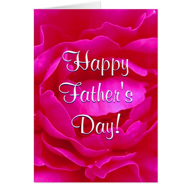 Feliz Día del Padre Rosa II (Frente)