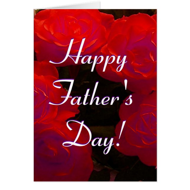 Feliz Día del Padre Roses Rojos I (Frente)
