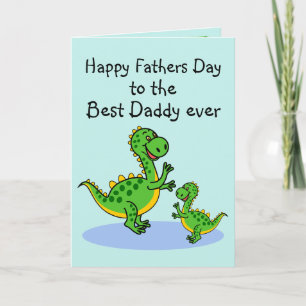 Feliz Día del Padre Tarjeta de felicitación doblad