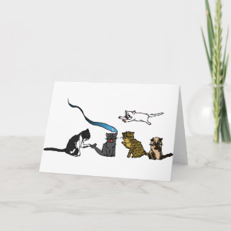 Feliz Día del Padre Tarjeta de felicitación Kitty