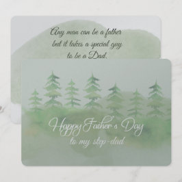 Feliz Día del Padre Tarjeta de Padrastro