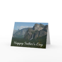 Feliz Día del Padre Tarjeta de Yosemite