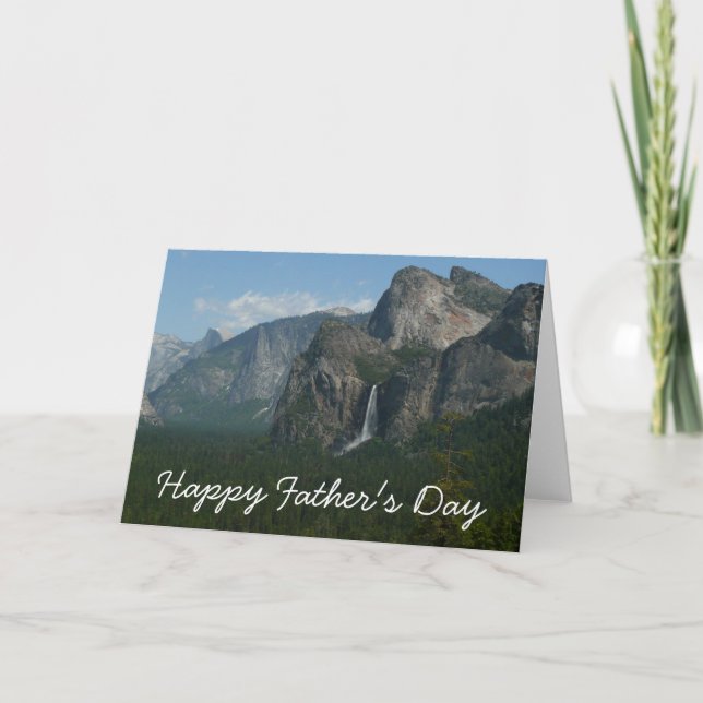 Feliz Día del Padre Tarjeta de Yosemite (Anverso)